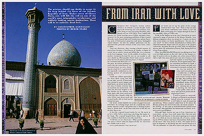 Iran Photo in Escape Magazine